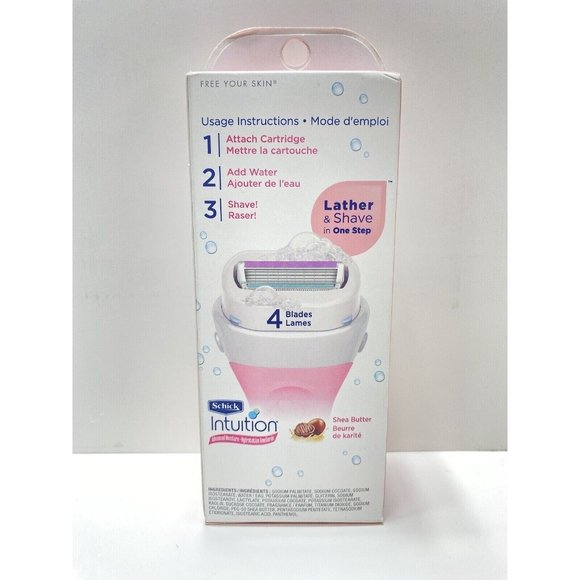 Schick Intuition 4 Blade Advanced Moisturizing Women’s Razor with Shea Butter - Picture 10 of 10